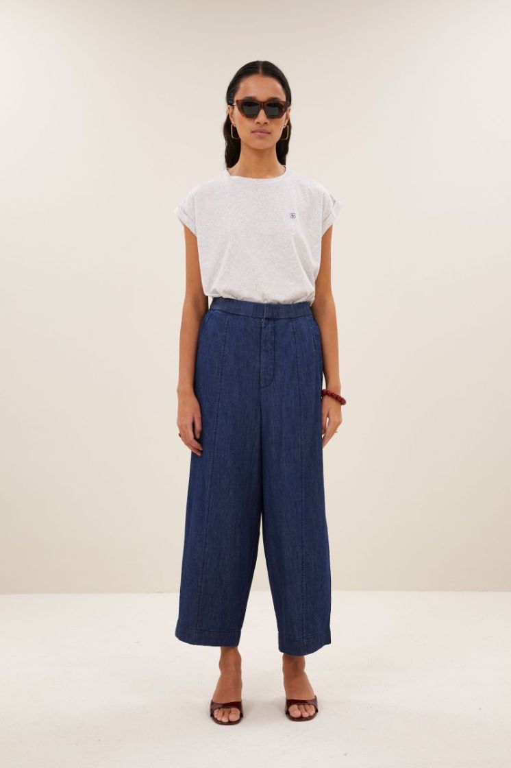 tobi clover top light grey mele