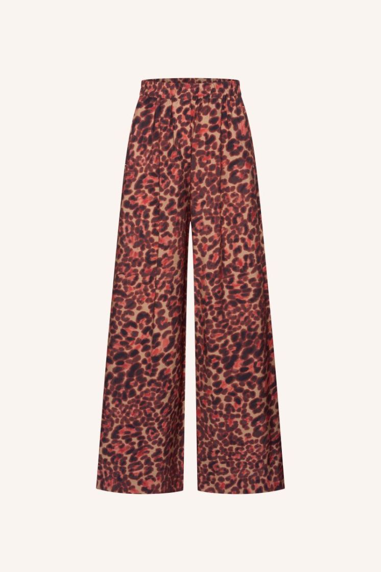 celin cheetah pants cheetah blush