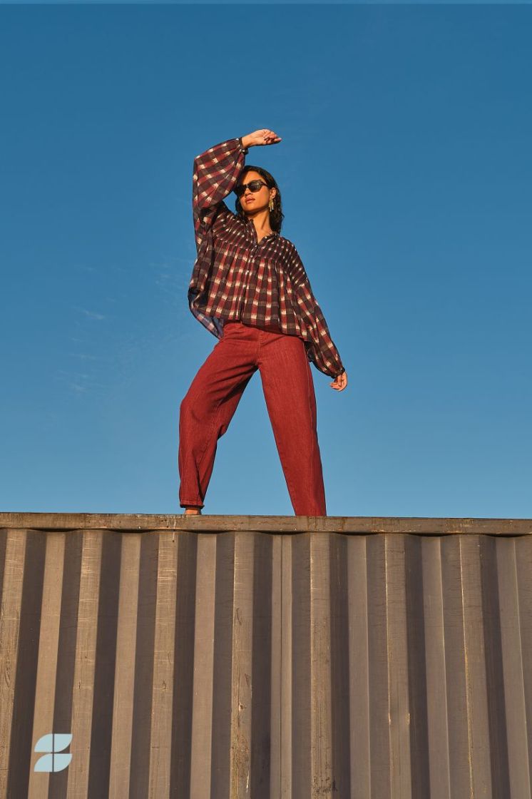 begum wine jeans wine 