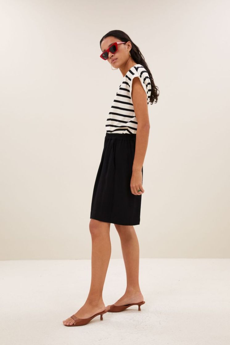tobi stripe logo top grain black str