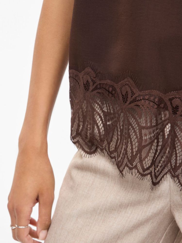VILEA STRAP TOP coffee bean