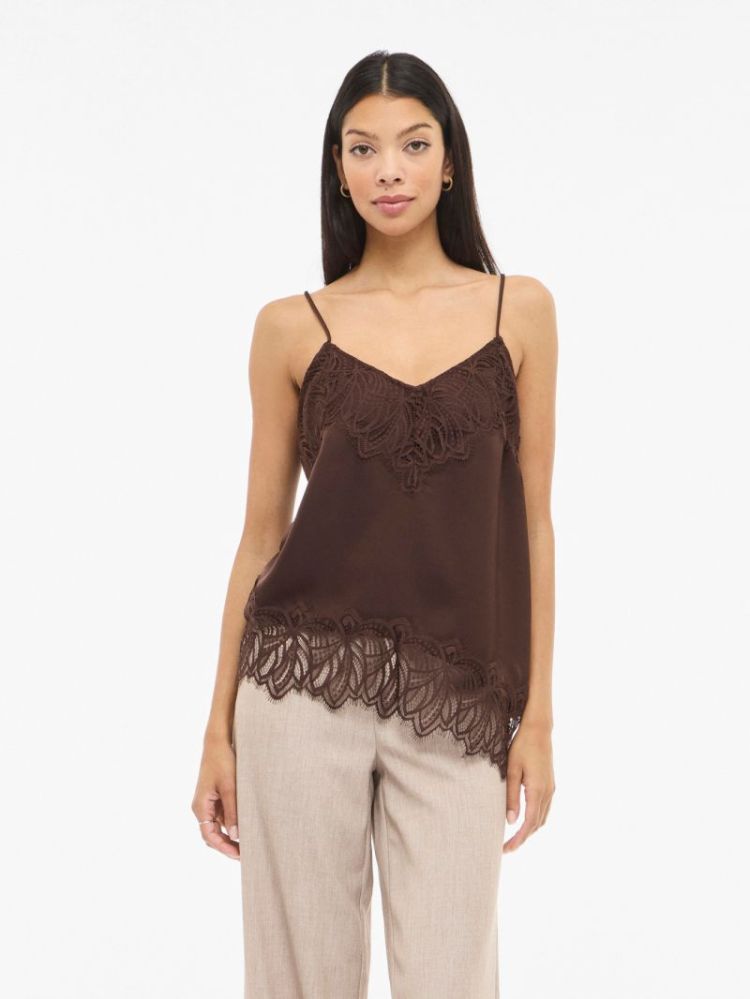VILEA STRAP TOP coffee bean