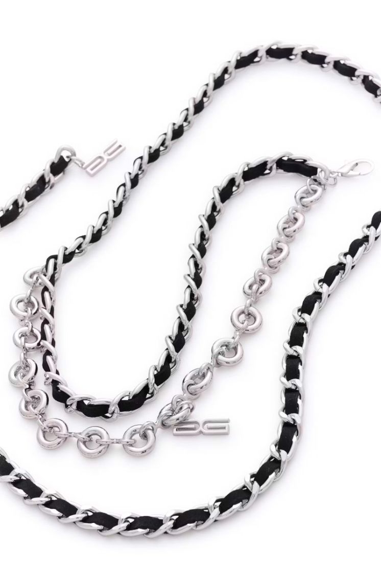 GZzinnia chain belt silver