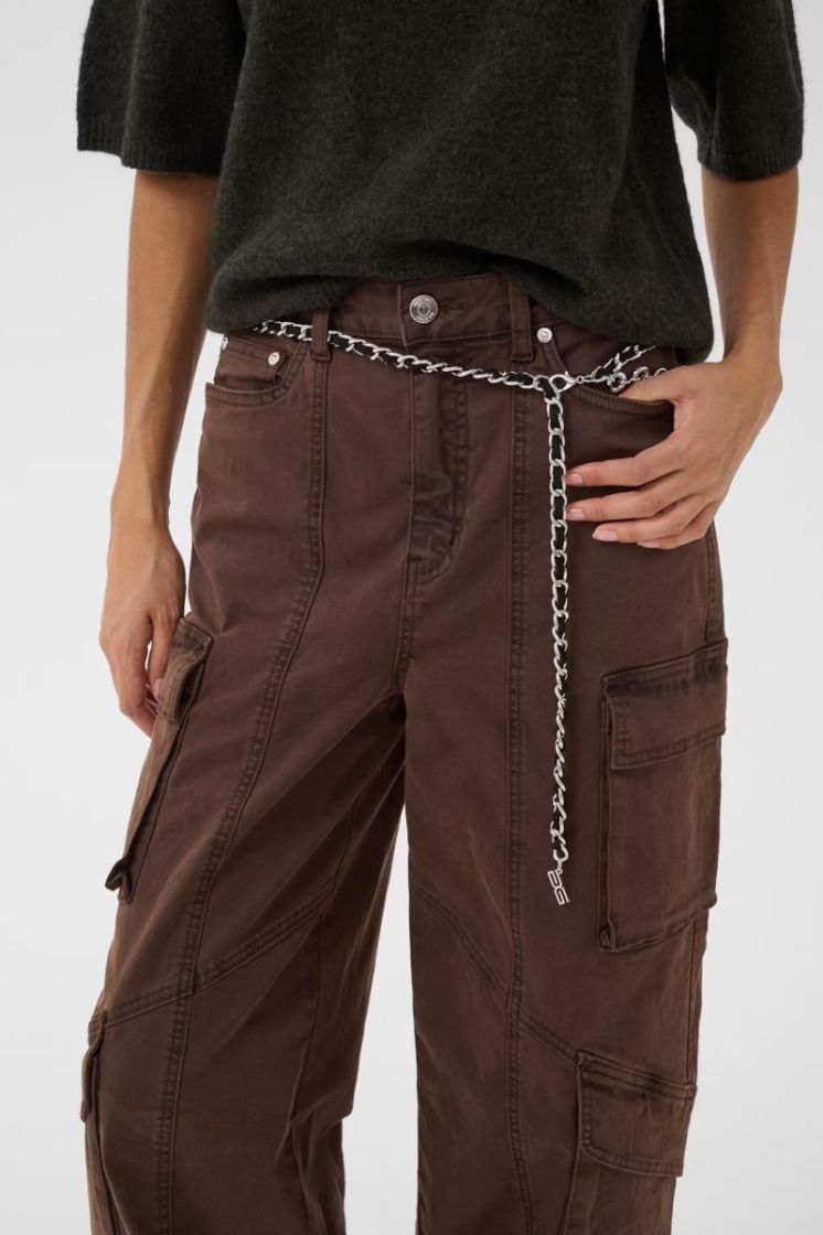 GZzinnia chain belt silver