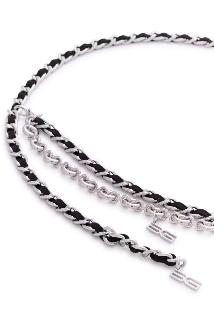 GZzinnia chain belt silver