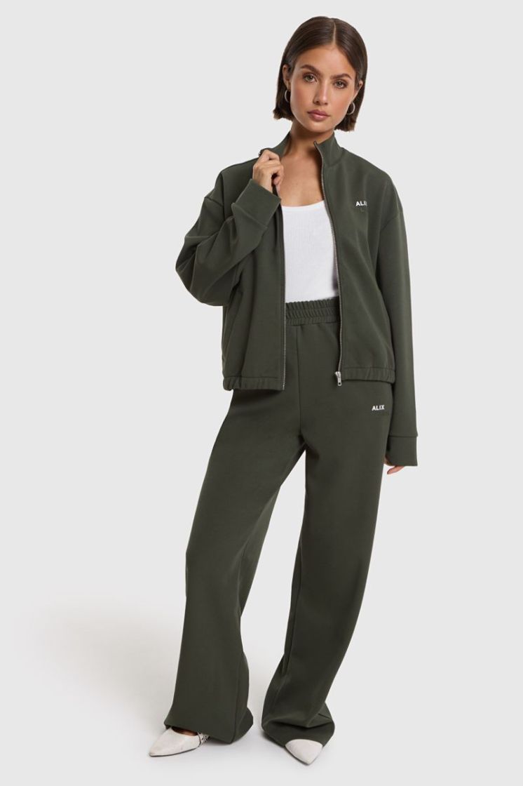 Knitted Alix Pants army