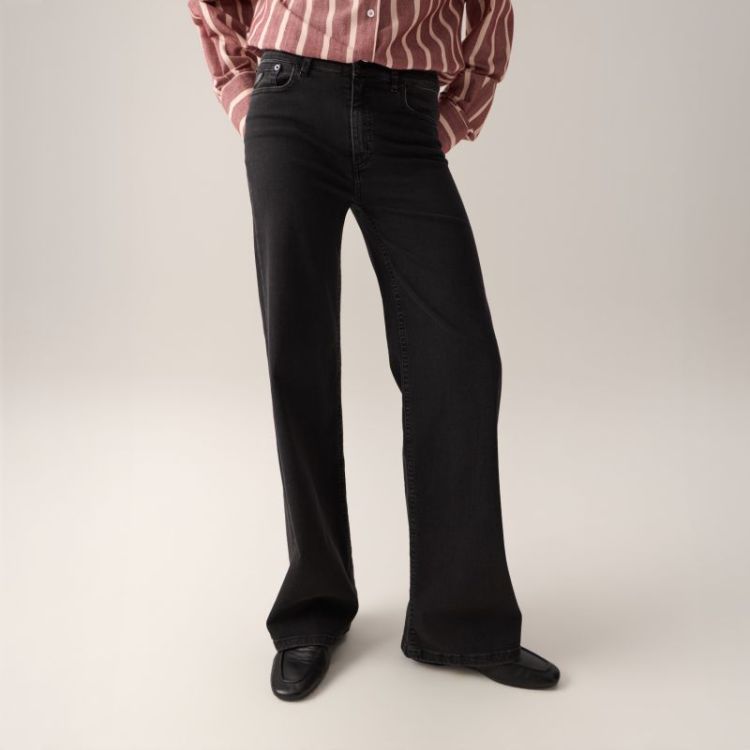 Palazzo black aged edge