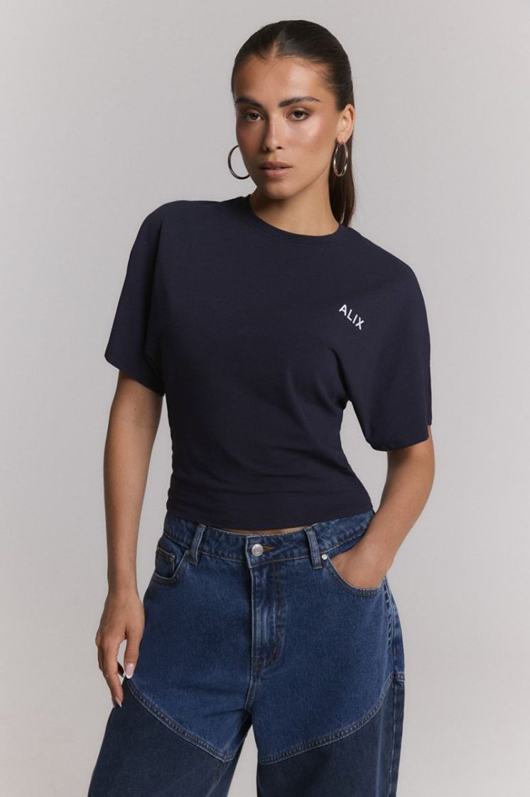 Knitted Badwing T-Shirt navy