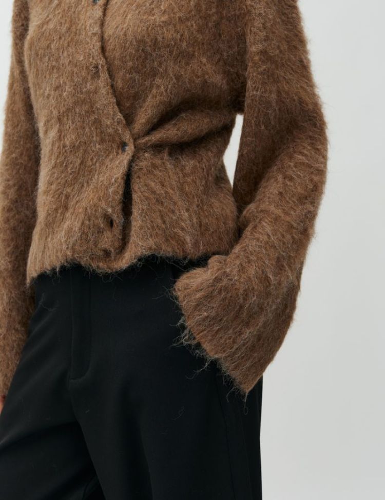 Lari-M, Brush, Knit walnut melange