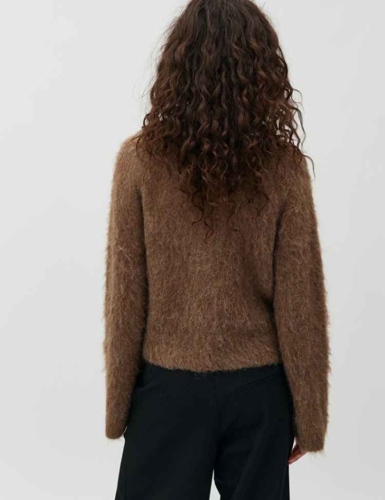 Lari-M, Brush, Knit walnut melange