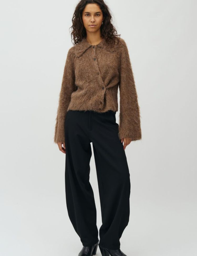 Lari-M, Brush, Knit walnut melange